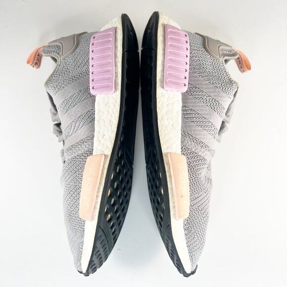 Adidas NMD R1 Running Sneakers Shoes Grey Purple Women 9 - Picture 6 of 15